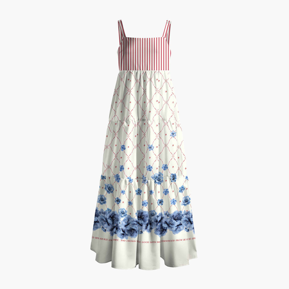 God Shed His Grace On Thee Christian Maxi Dress