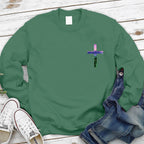 God Turns Broken Pieces Into Masterpieces Christian Sweatshirt