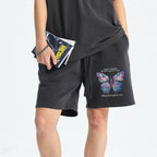 God Turns Broken Pieces Into Masterpieces Christian Washed Shorts
