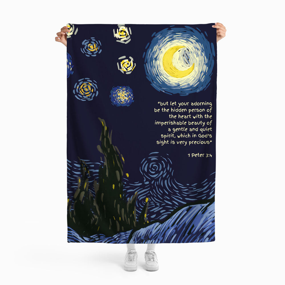 God's Sight Is Very Precious Christian Blanket