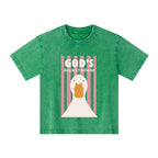 God's Silliest Goose Christian Kid Washed T-Shirt