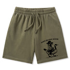 God's Silliest Goose Christian Washed Shorts
