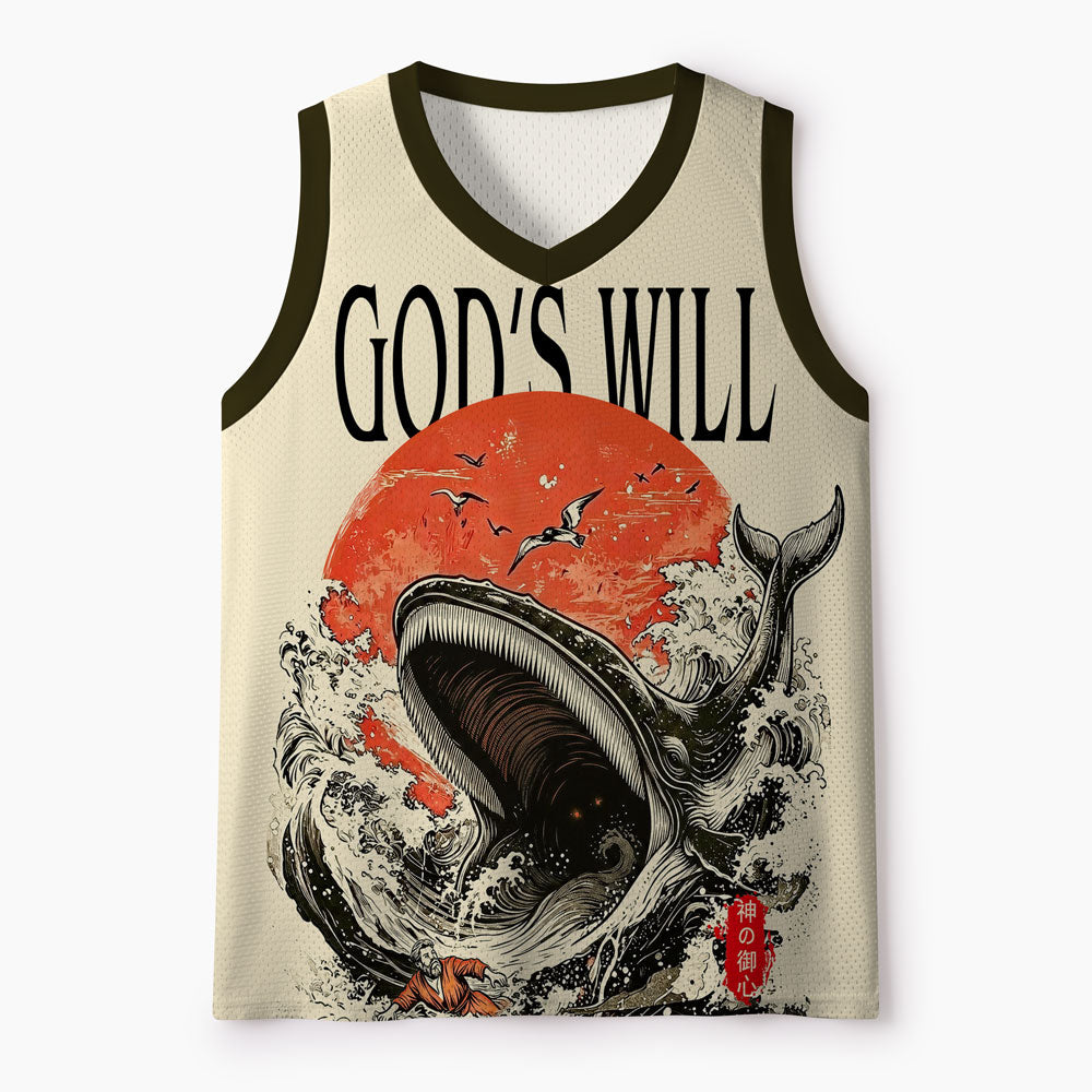 God's Will Christian Mesh Jersey Tank Top
