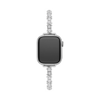 14k Gold / Platinum Plated Zircon Metal Watch Band