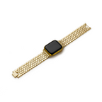 Unisex Honeycomb Metal Watch Band