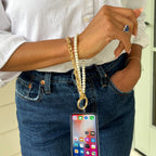 Clip & Go Double Strand Beaded Wristlet