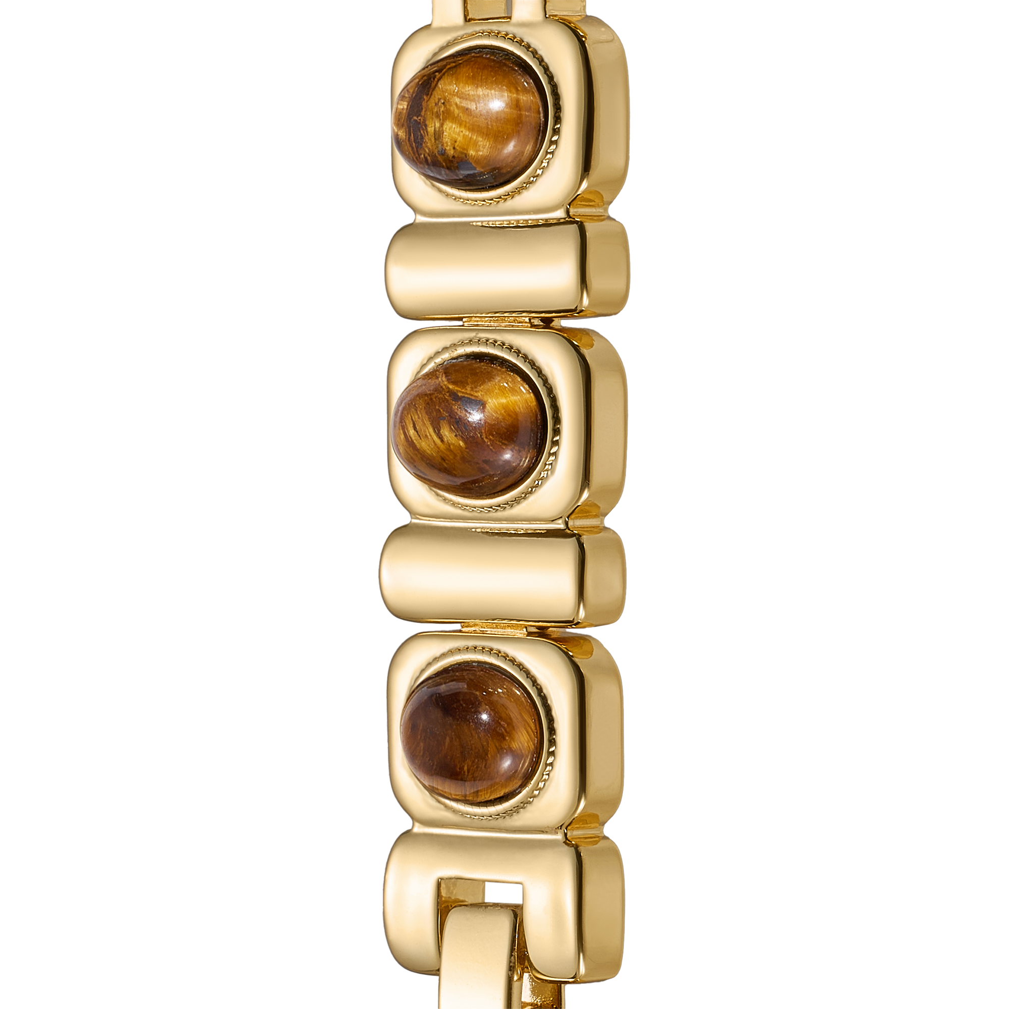 Tiger-Eye Stone Copper Watch Band for Apple Watch