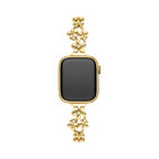 14k Gold / Platinum Plated Flowers Bloom Copper Watch Band