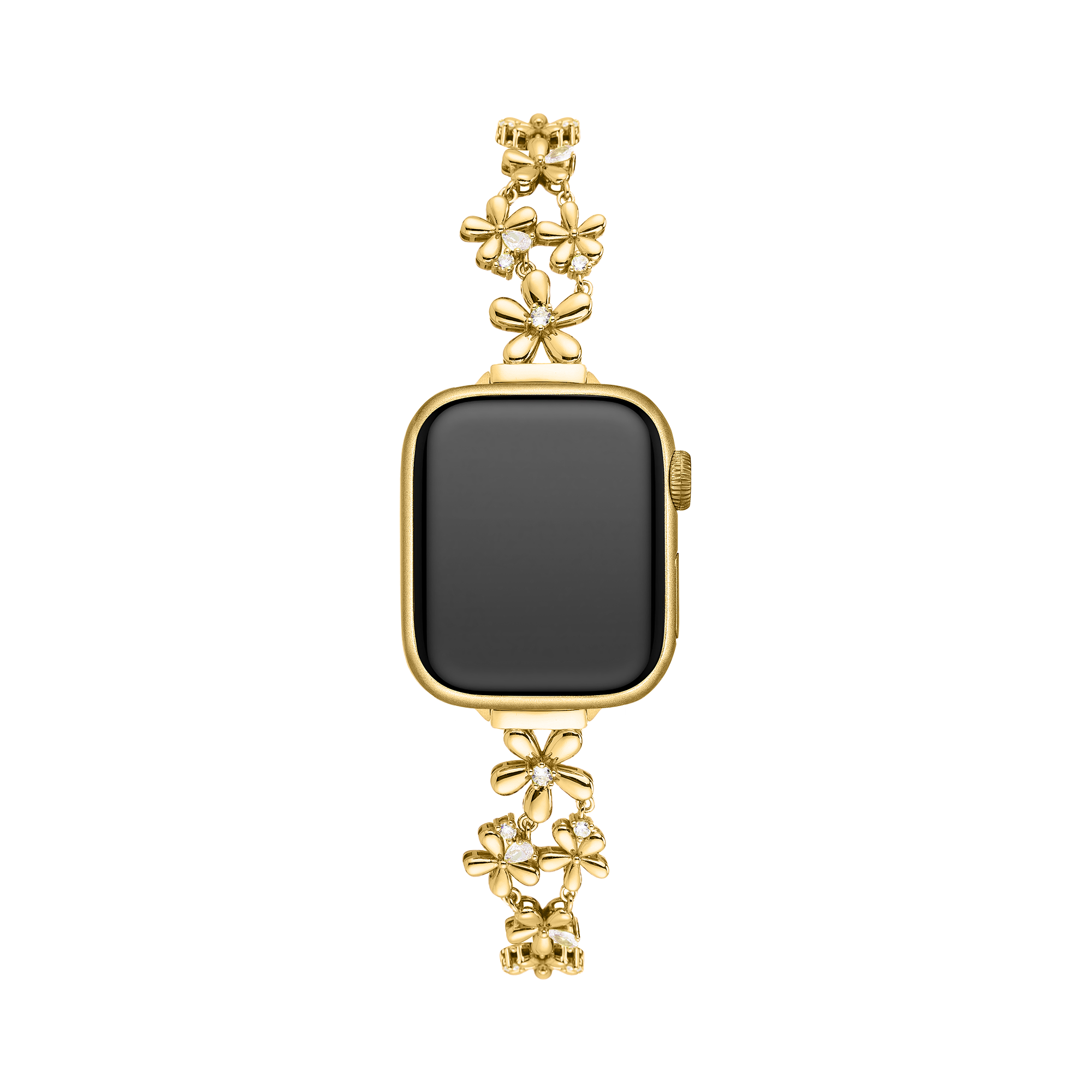 14k Gold / Platinum Plated Flowers Bloom Copper Watch Band