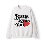 Good New Jesus Love You Lightweight Sweater