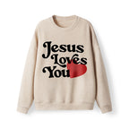 Good New Jesus Love You Lightweight Sweater