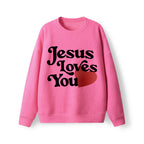Good New Jesus Love You Lightweight Sweater