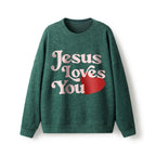 Good New Jesus Love You Lightweight Sweater
