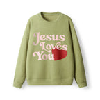Good New Jesus Love You Lightweight Sweater