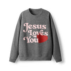 Good New Jesus Love You Lightweight Sweater