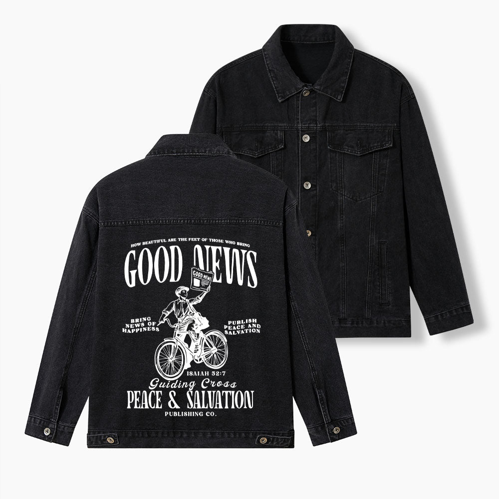 Good News Christian Denim Jacket