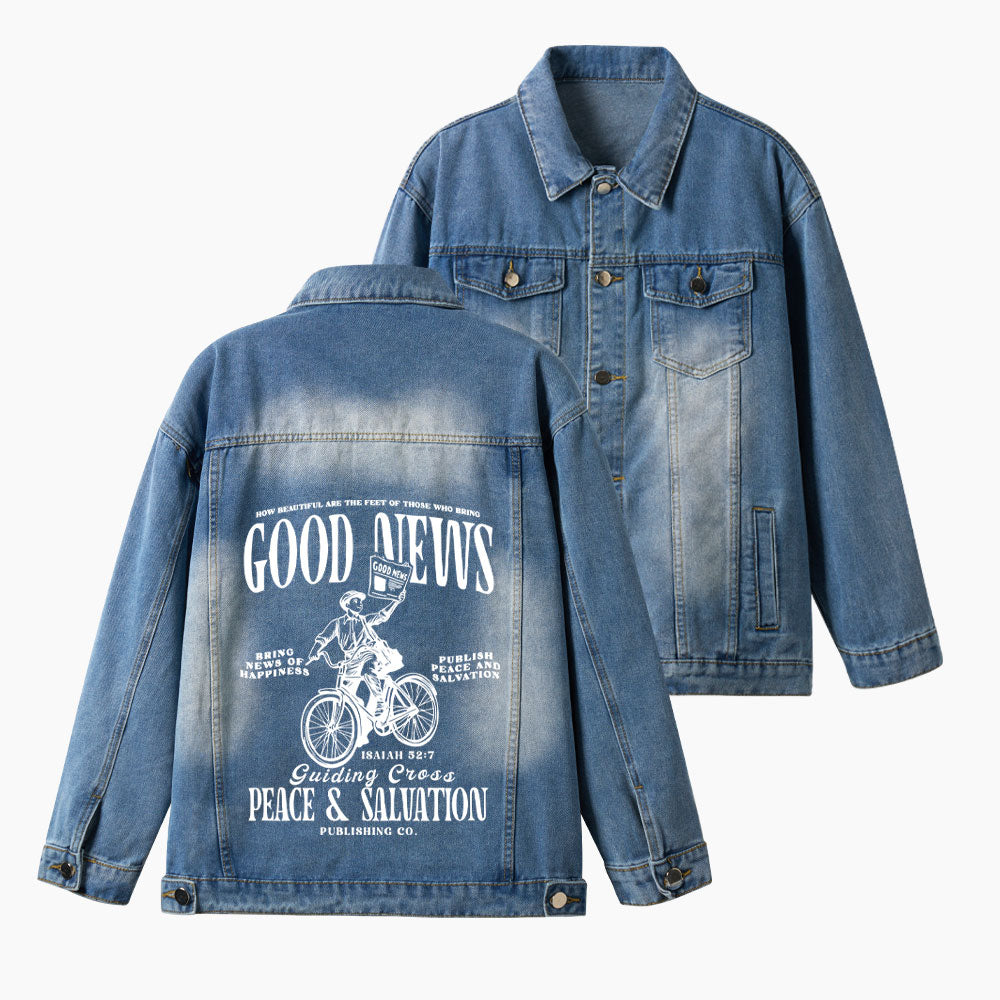Good News Christian Denim Jacket