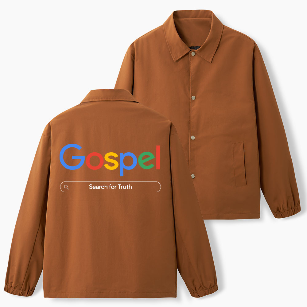 Gospel Search For Truth Christian Coach Jacket