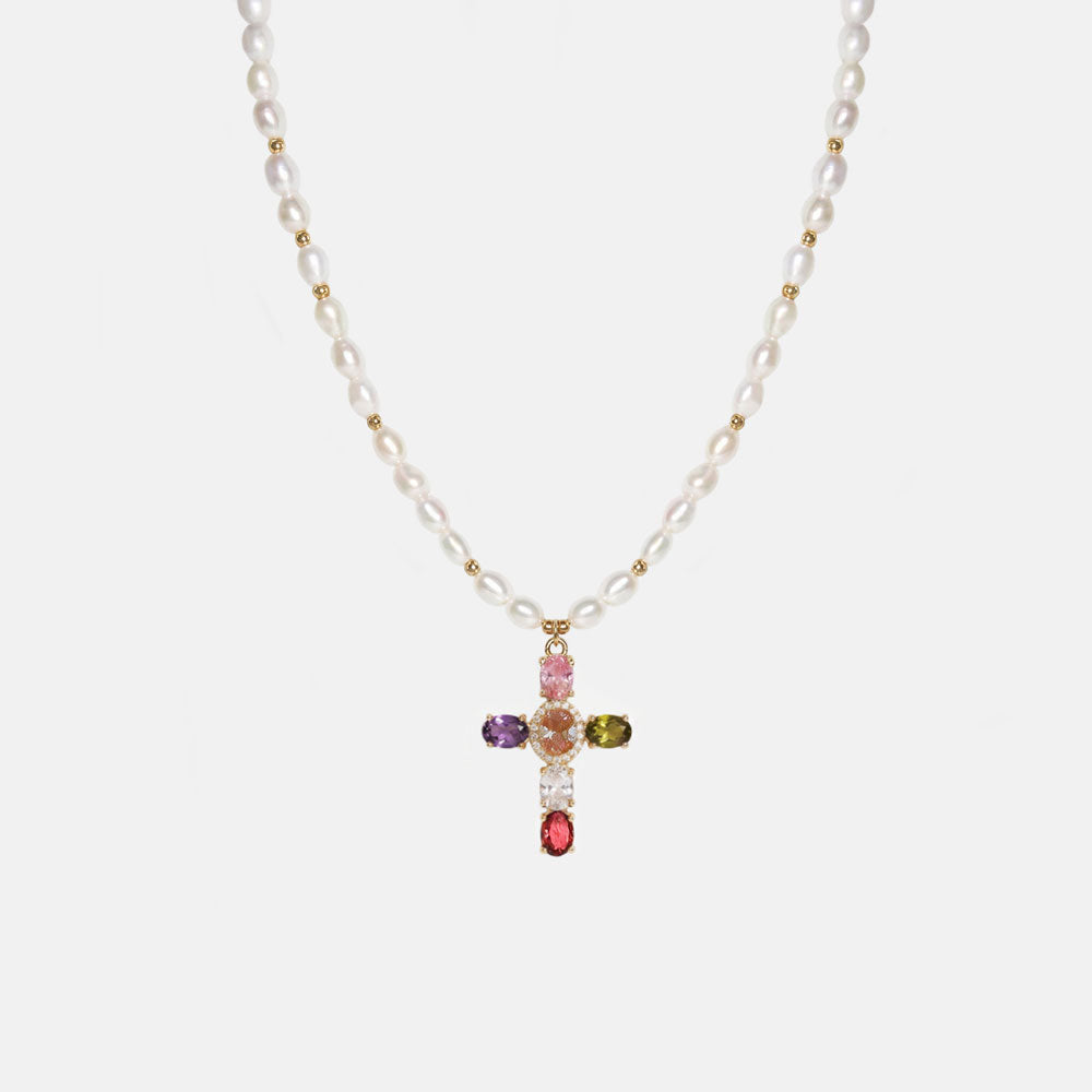 Grace Cross Christian Necklace
