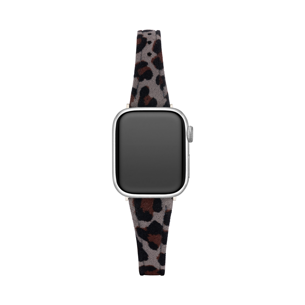 Leopard Suede Watch Band for Apple Watch