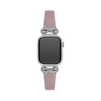 Crystal Bowknot Leather Watch Band for Apple Watch