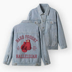 Hard Fought Hallelujah Christian Denim Jacket