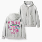 He Called For Me Christian Fleece-Lined Full-Zip Hoodie