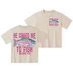 He Called Me To Fish Christian Kid Washed T-Shirt