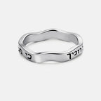 He Conmand His Angle To Guard You Christian 925 Sterling Silver Ring