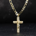 He Died For Us Figaro Chain Chritian Necklace