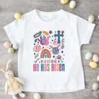 He Is Not Here He Has Risen Christian Kid T-Shirt