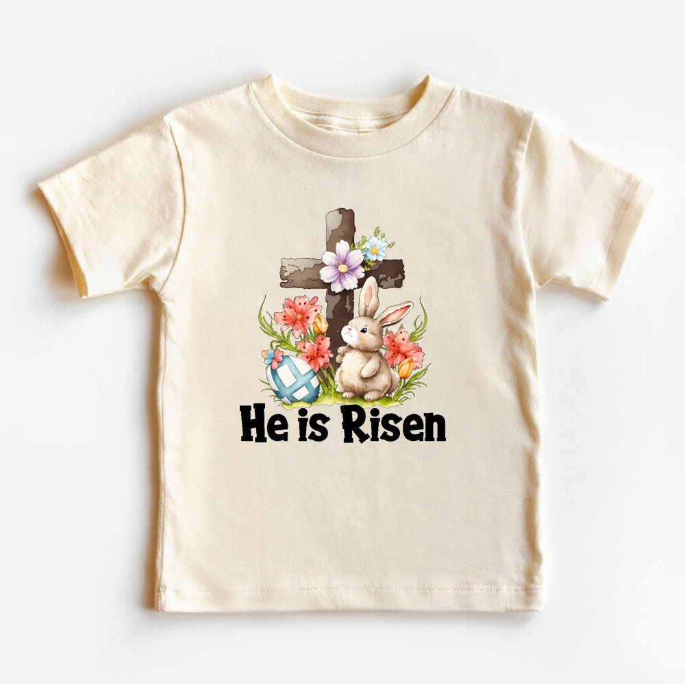 He Is Risen Christian Kid T-Shirt