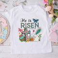 He Is Risen Christian Kid T-Shirt