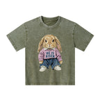 He Is Risen Christian Kid Washed T-Shirt