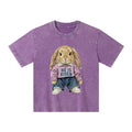 He Is Risen Christian Kid Washed T-Shirt