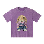 He Is Risen Christian Kid Washed T-Shirt