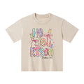 He Is Risen Christian Kid Washed T-Shirt