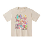 He Is Risen Christian Kid Washed T-Shirt