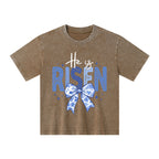 He Is Risen Christian Washed  Kid T-Shirt