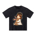 He Is Risen Christian Washed T-Shirt