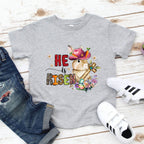 He Is Risen Easter Christian Kid T-Shirt