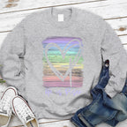 He Is Risen Pastel Christian Sweatshirt