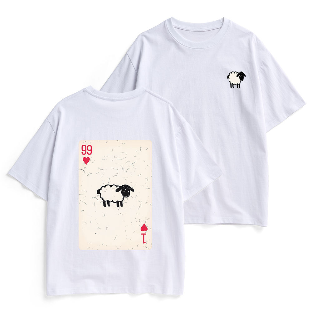 He Left The 99 To Rescue Me Christian Heavy Cotton T-Shirt