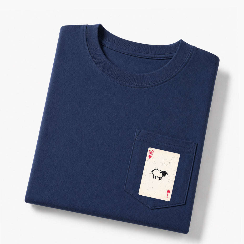 He Left The 99 To Rescue Me Christian Unisex Pocket T-Shirt