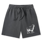 He Left The 99 To Rescue Me Christian Washed Shorts