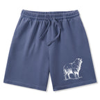 He Left The 99 To Rescue Me Christian Washed Shorts