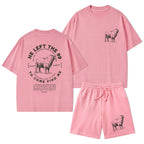 He Left The 99 To Rescue Me Christian Washed T-Shirt & Shorts