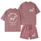 He Left The 99 To Rescue Me Christian Washed T-Shirt & Shorts