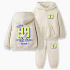 He Left The 99 To Resuce Me Christian Kid Fleece Hoodie Set