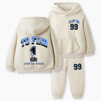 He Left The 99 To Resuce Me Christian Kid Fleece Hoodie Set